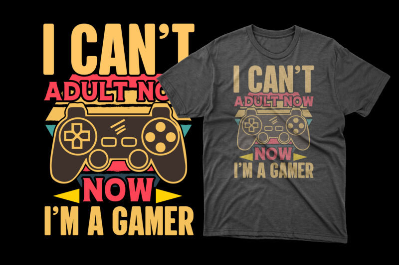 Gaming t shirt, Gaming t shirt design bundle, Gaming typography lettering design, Gaming shirt, Gaming shirts, Gaming t shirt, Gaming t shirts, I paused my game to be here t