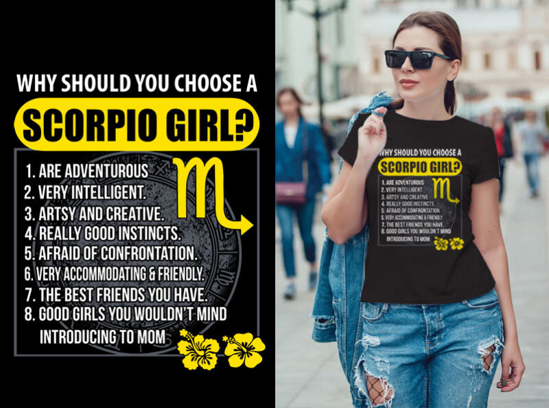 12 ZODIAC GIRL tshirt designs bundle PART# 22 ON