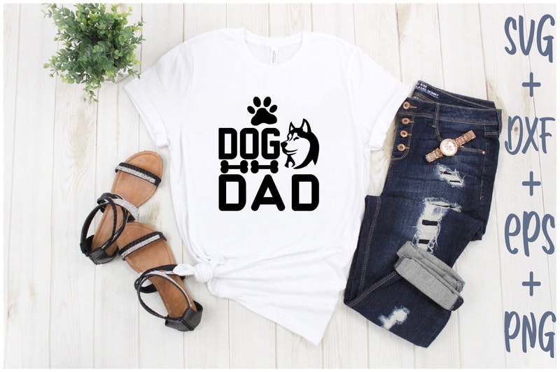 Dog Dad - Buy t-shirt designs