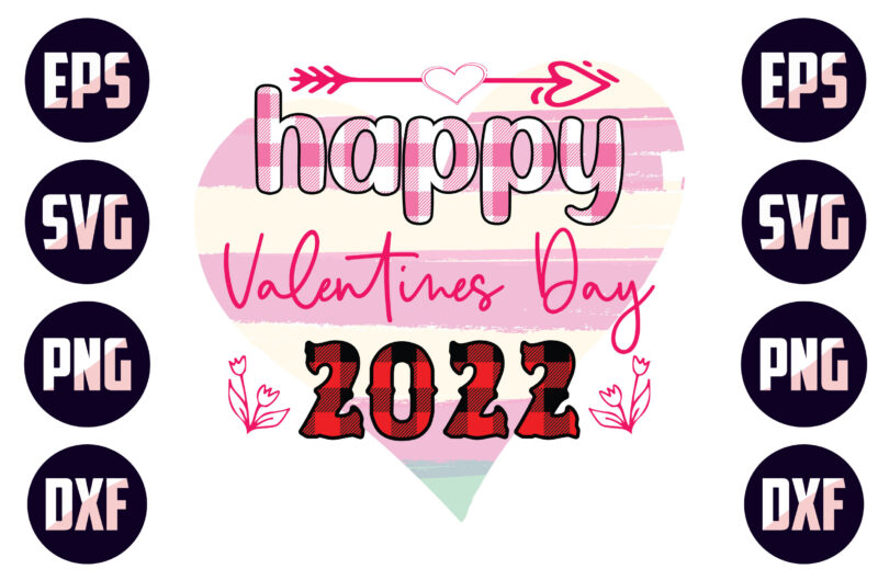 happy valentine day 2022 sublimation