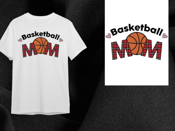 Basketball mom pattern svg diy crafts svg files for cricut, silhouette sublimation files t shirt template