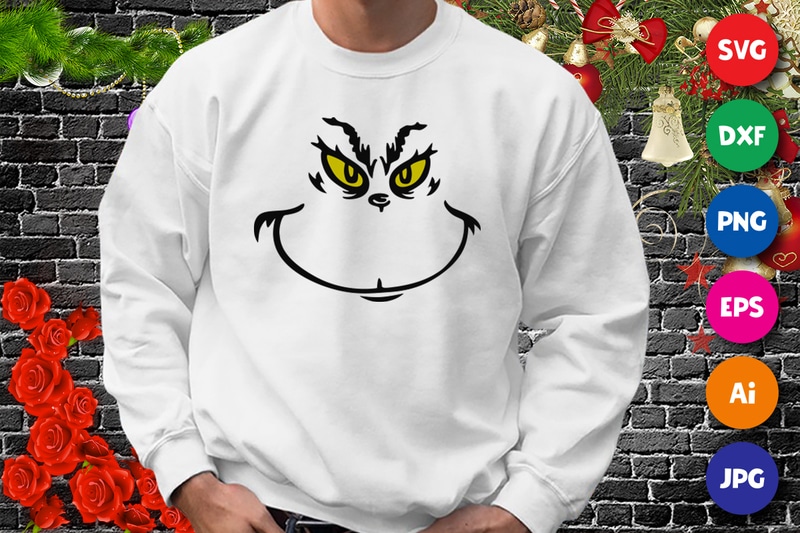 Resting Grinch Face sweatshirt, Grinch face shirt, Grinch face shirt ...