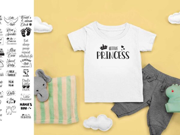 Baby quotes svg gift diy crafts svg files for cricut, silhouette sublimation files t shirt template