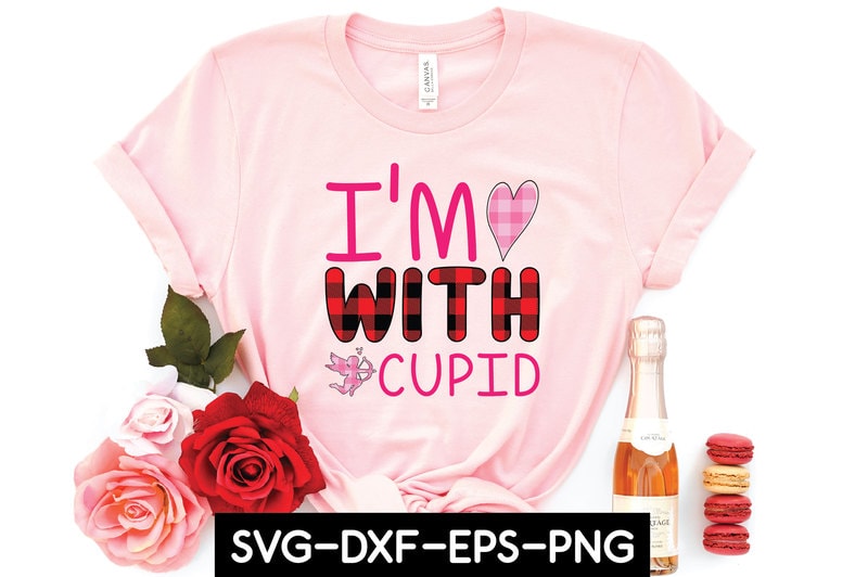 i'm with cupid sublimation - Buy t-shirt designs