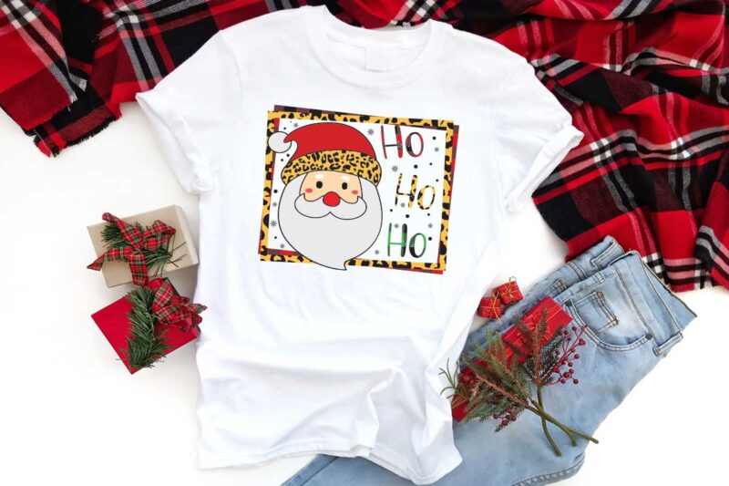 Christmas Gift, Santa Claus Ho Ho Ho Diy Crafts Svg Files For Cricut, Silhouette Sublimation Files