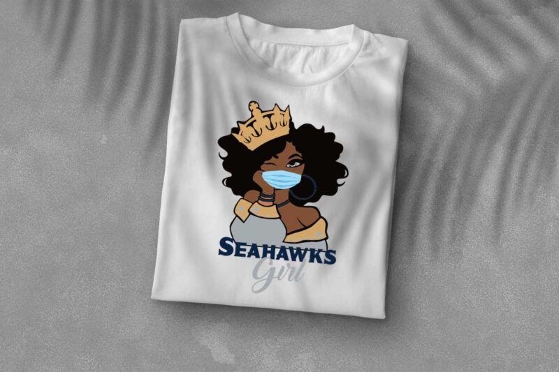 American Football, Nfl Seahawks Girl Gift Idea Diy Crafts Svg Files For Cricut, Silhouette Sublimation Files