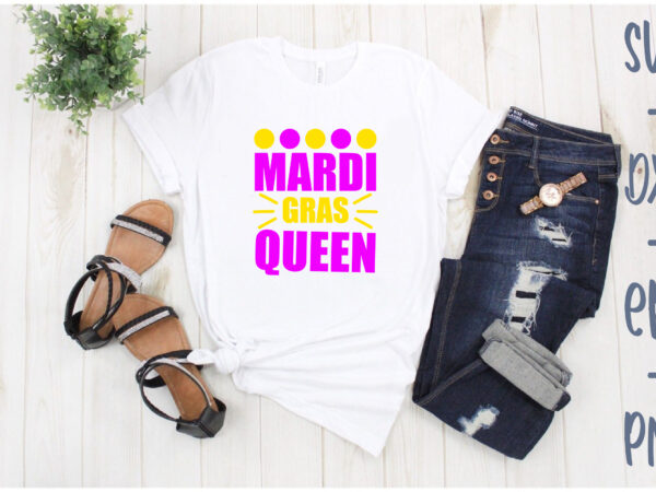 Mardi gras queen t shirt designs for sale