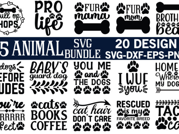 Animal svg bundle - Buy t-shirt designs