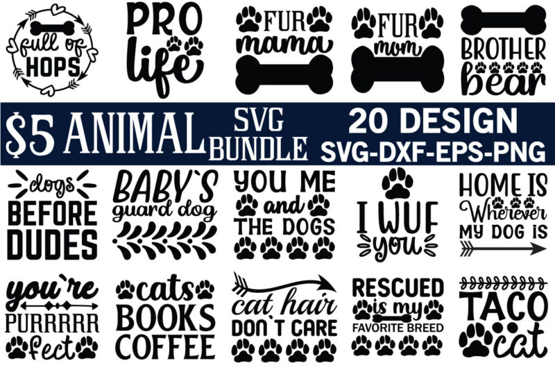 Animal svg bundle