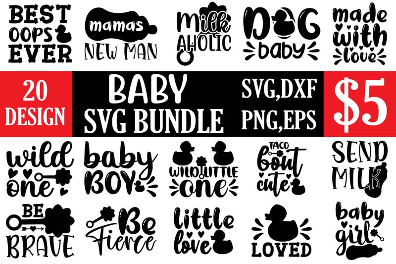 baby svg bundle - Buy t-shirt designs