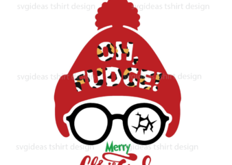 Christmas Gifts, Leopard Oh Fudge Choppers Beanie Diy Crafts Svg Files For Cricut, Silhouette Sublimation Files