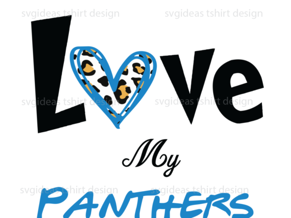 Carolina panthers nfl football lover diy crafts svg files for cricut t shirt vector file