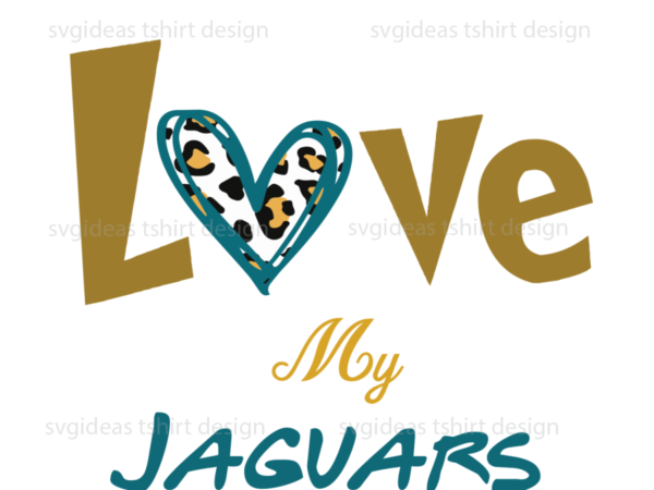 Jacksonville jaguars nfl football lover diy crafts svg files for cricut vector clipart