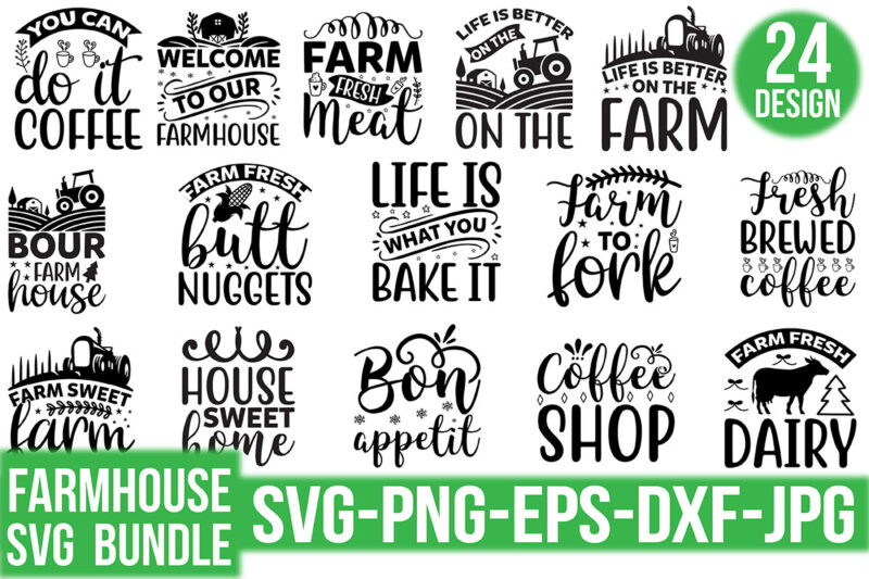 Farmhouse Svg Bundle