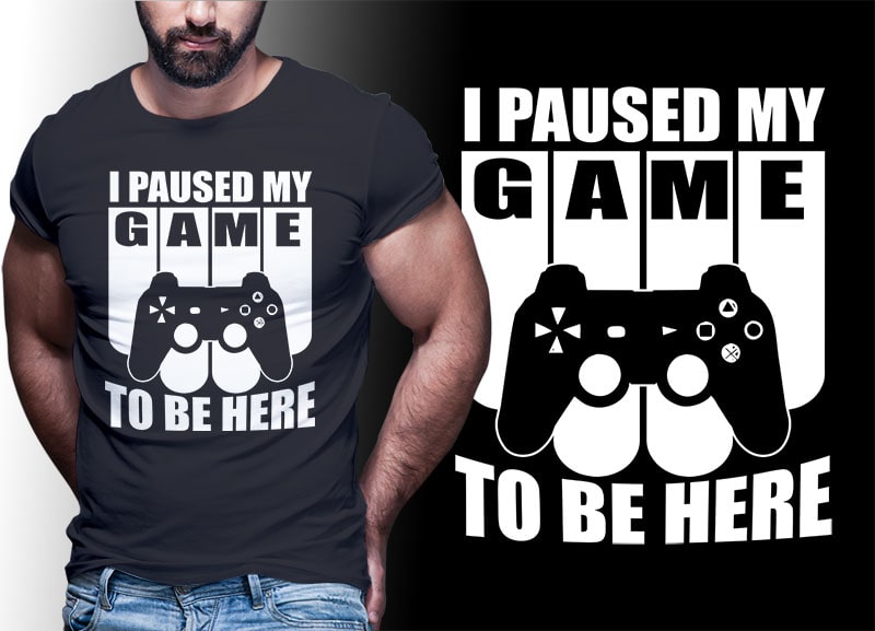 gamer gaming tshirt designs bundle editable PART #03