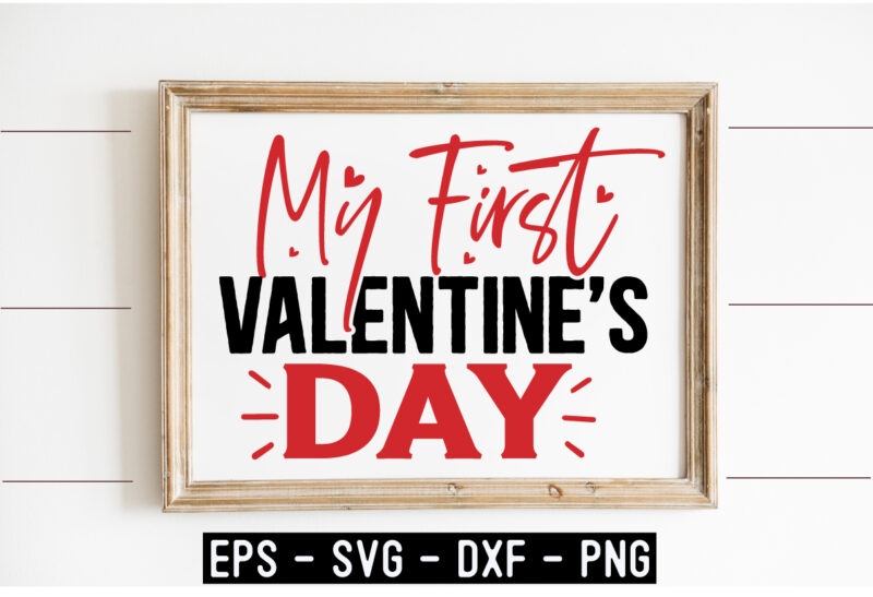 valentine SVG T shirt Design Template