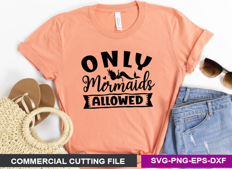 Mermaid SVG T shirt Design Bundle