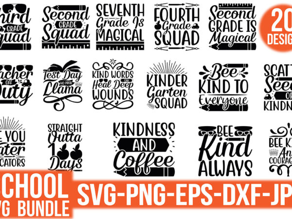 School svg design bundle