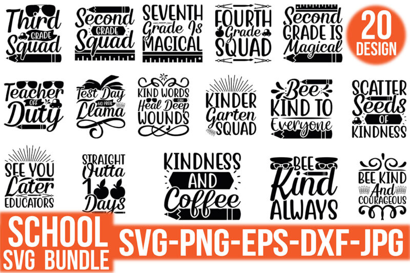 School SVG Design Bundle