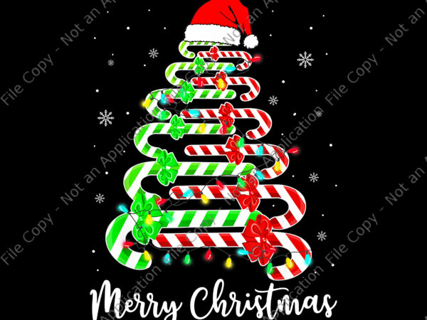 Candy cane santa hat png, funny xmas tree merry christmas y’all png, tree merry christmas png, christmas png, hat santa png t shirt vector file