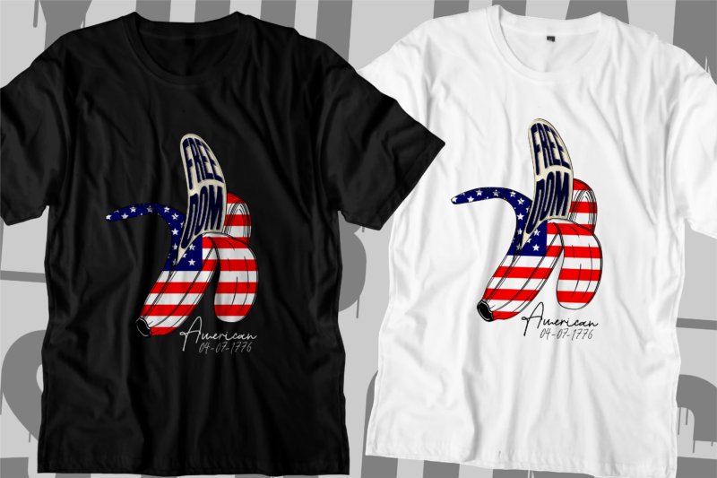 4th of July T-shirt Designs Bundle – MasterBundles