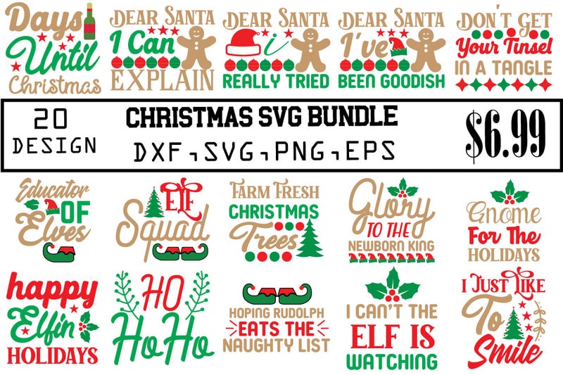 Christmas svg bundle - Buy t-shirt designs