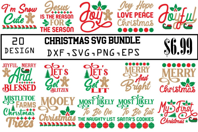 Christmas svg bundle - Buy t-shirt designs