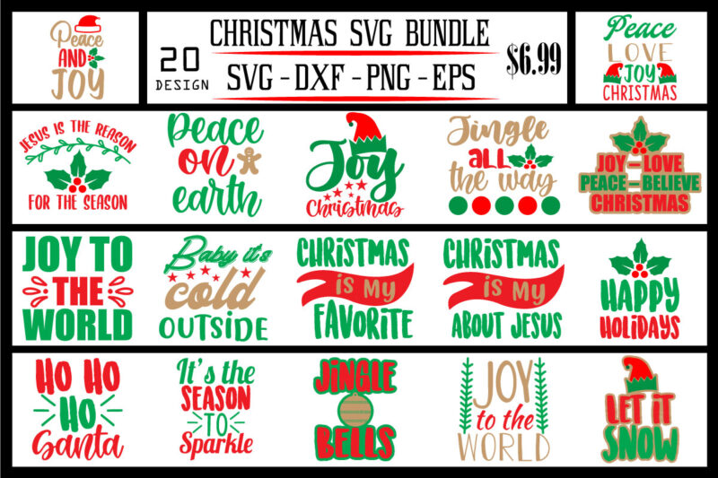 Christmas svg bundle