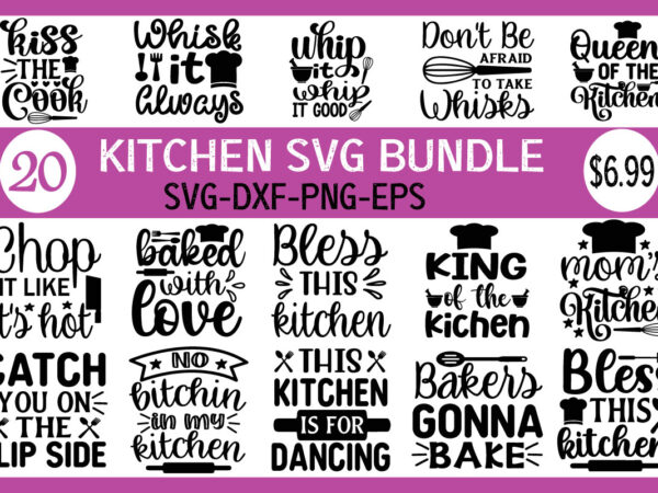 Kitchen svg bundle t shirt vector art