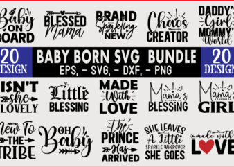 Baby SVG T shirt Design Bundle