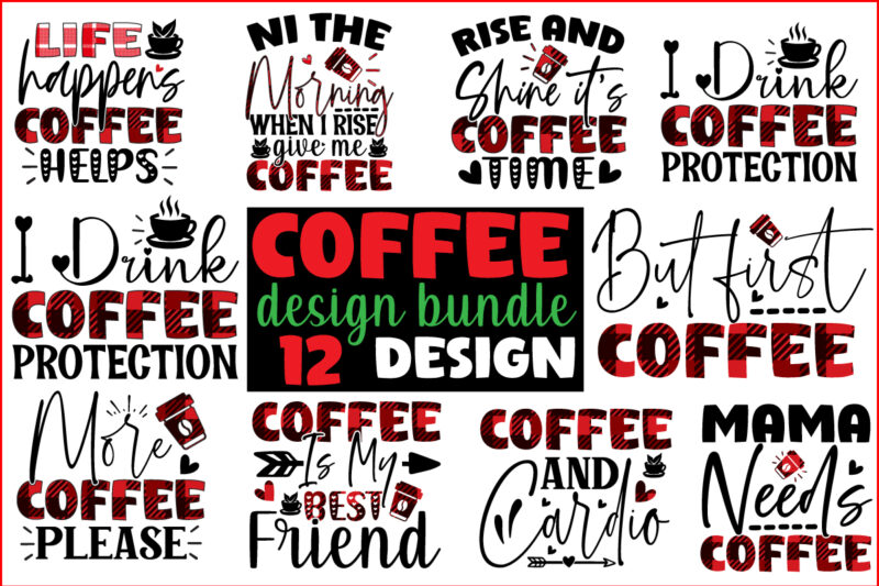 Coffee Mug sublimation Design Bundle