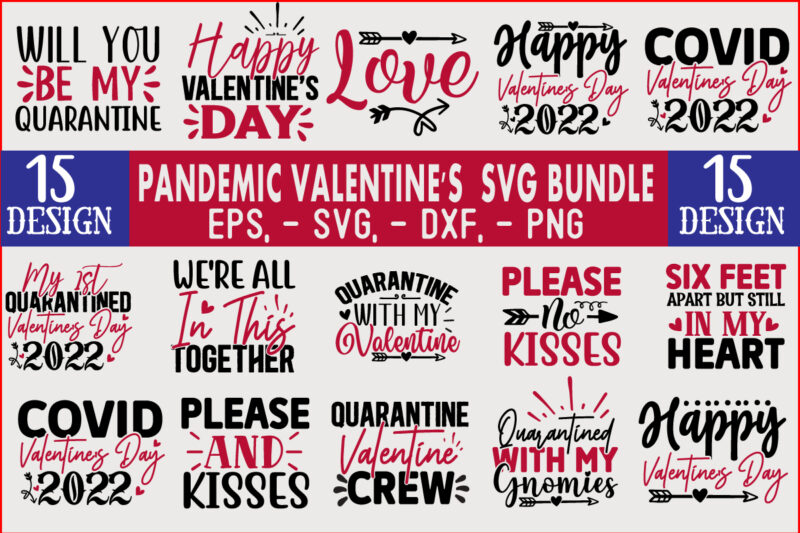 valentine’s day SVG T shirt Design Bundle