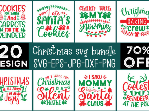 Christmas svg bundle t shirt vector file