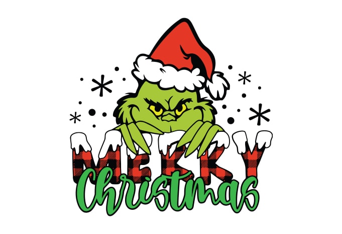 Grinch Merry Christmas - Buy t-shirt designs