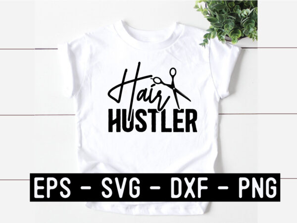 Hairdresser svg t shirt design template