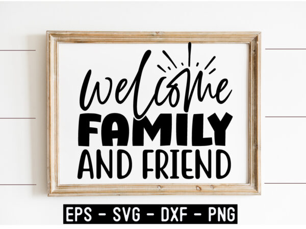 Family svg t shirt design template