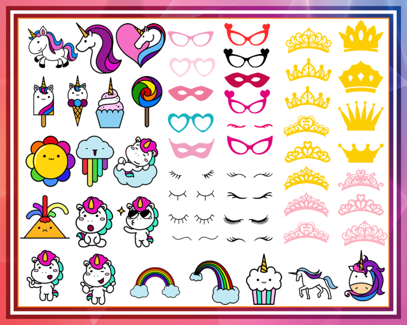 Combo 2000+ Unicorn Design SVG Bundle, Dada Unicorn Png, Svg, Png, dxf, eps, Dadacorn Png, Daddy Unicorn Sublimation, Instant Download CB998462714