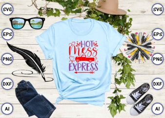 Hot mess express PNG & SVG vector for print-ready t-shirts design