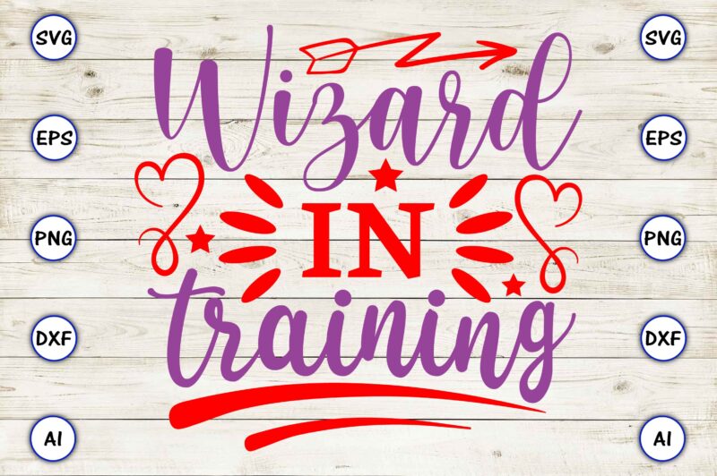 Wizard in training PNG & SVG vector for print-ready t-shirts design