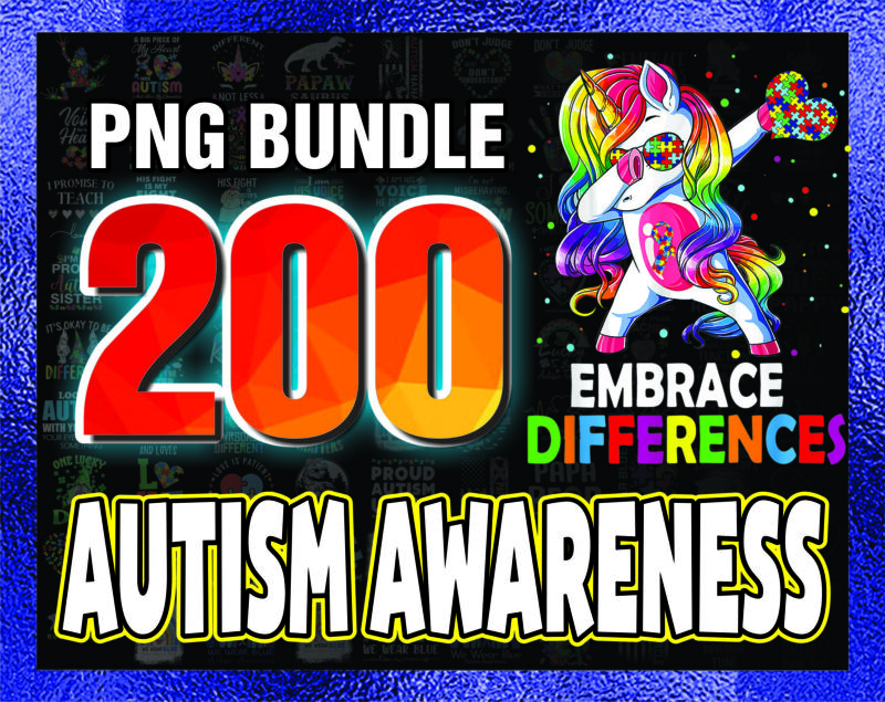 Bundle 200 AUTISM Awareness PNG, Peace love autism, April We Wear Blue Autism, Ribbon Autism Awareness, Mama bear autism Mom, Be kind autism 989921344