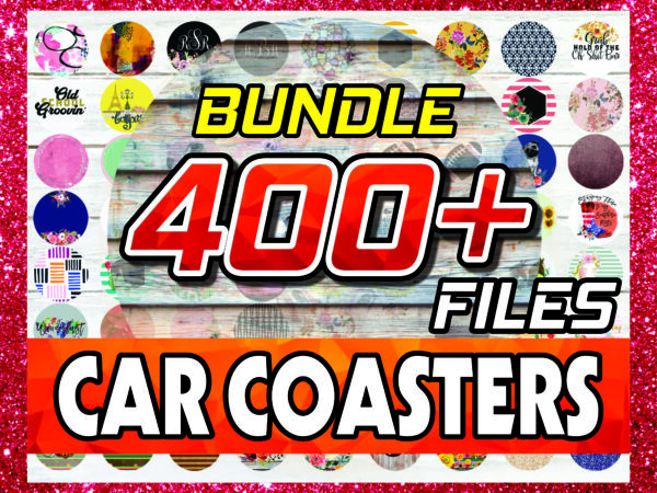 1 combo 400+ designs coaster png bundle, huge car coaster png, sunflower coaster, sublimation coaster, clip art design, png – digital download cb723275105