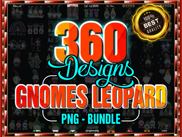 1 combo 360 gnomes leopard png, bundle png, leopard png, gnome png, whimsical design, nordic gnomes, sublimation gnomes, designs downloads 1003738090