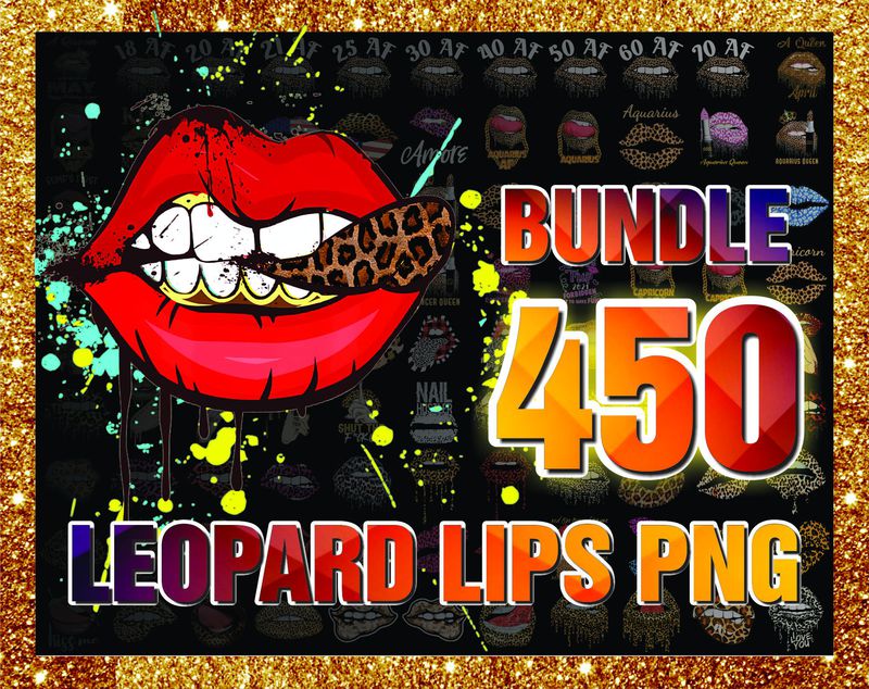 Combo 400 Leopard Lips PNG, Bundle PNG, Leopard Dripping Lips, Lips Clipart  Sublimation, Dripping Lip Bite, - Buy t-shirt designs