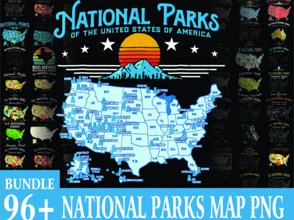 1a 96+ designs national parks map png, national park gift, usa travel map, national parks map,national park travel, instant download 1005405006