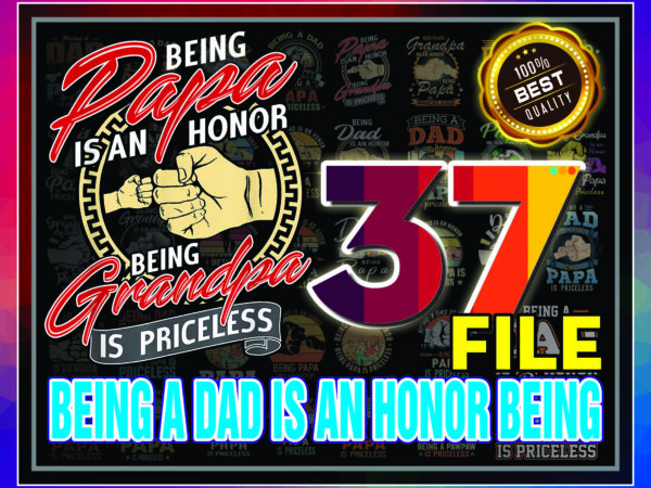 1a 37 being a dad is an honor being papa is priceless png bundle, happy fathers day png, autism awareness for son digital file instant download 965483442