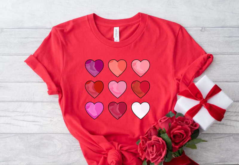 POPULAR T-SHIRT BUNDLE, Valentine T-Shirt Designs, Love T-Shirt Designs Bundle, Valentine png