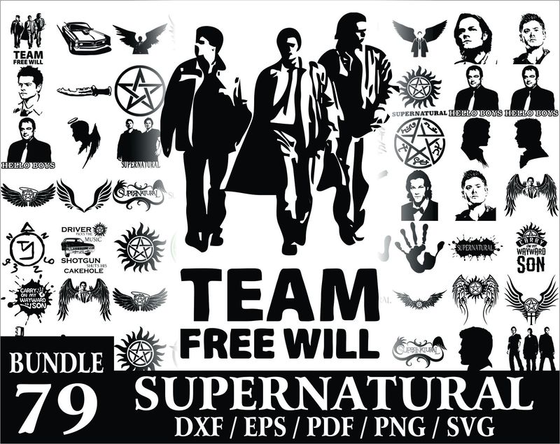 1 Bunde 79 Supernatural svg, Supernatural svg png dxf, Supernatural svg