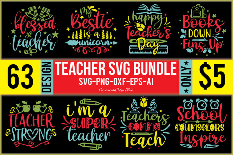 Teacher SVG Bundle