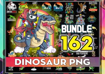 1 Bundle 162 Designs Dinosaur png, Mamasaurus Png, Baby Dinosaur, Dinosaur Birthday, Santa T-Rex, Christmas T-Rex PNG Combo, Instant download 927241051