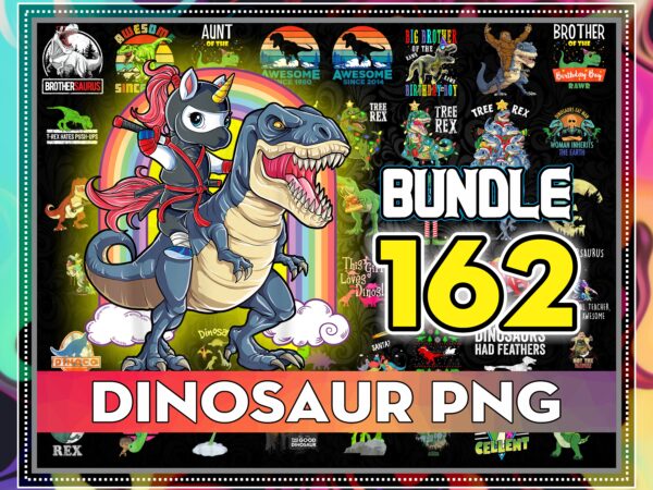 1 bundle 162 designs dinosaur png, mamasaurus png, baby dinosaur, dinosaur birthday, santa t-rex, christmas t-rex png combo, instant download 927241051